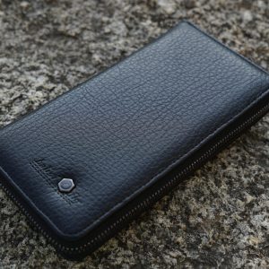 Long Leather Wallet + Phone Holder by NOIR & CO